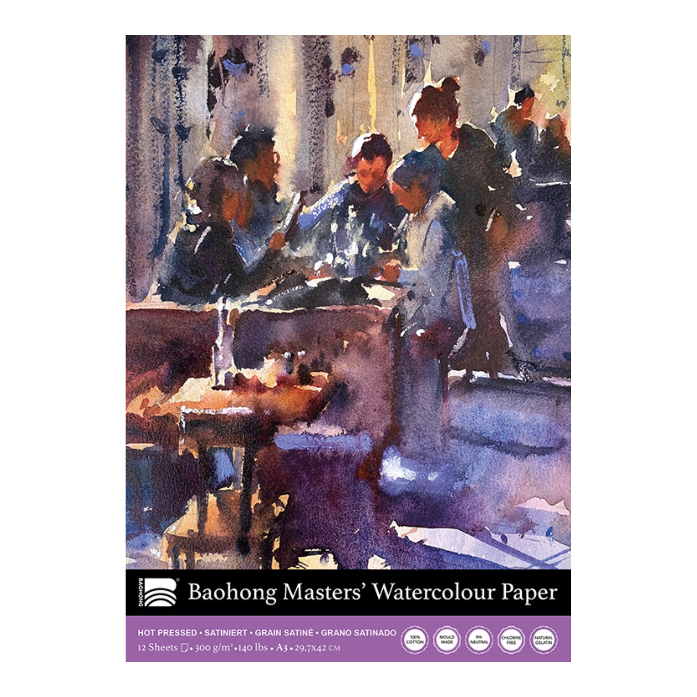 Baohong Masters Watercolor Pad - Portrait