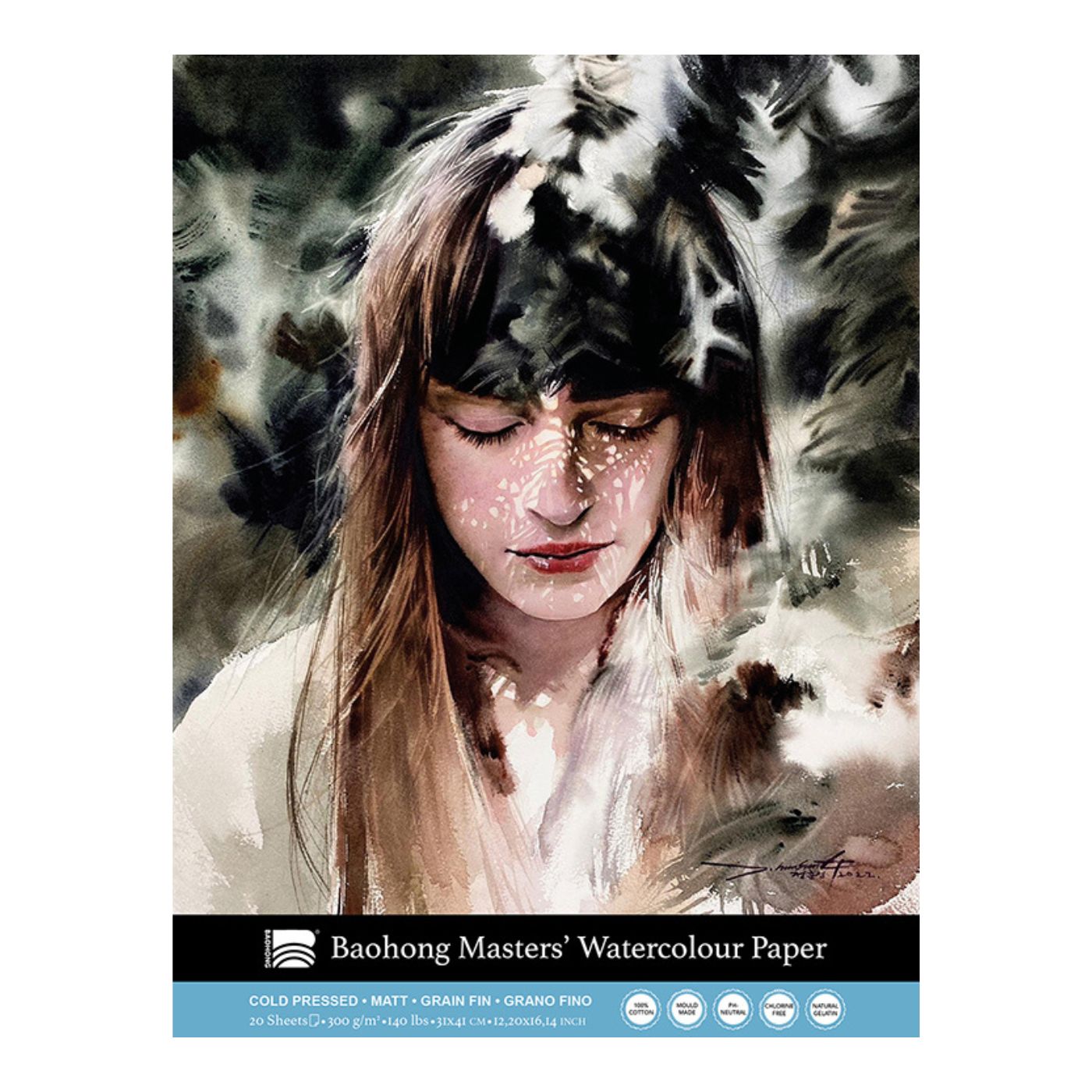 Baohong Masters Watercolor Pad - Portrait
