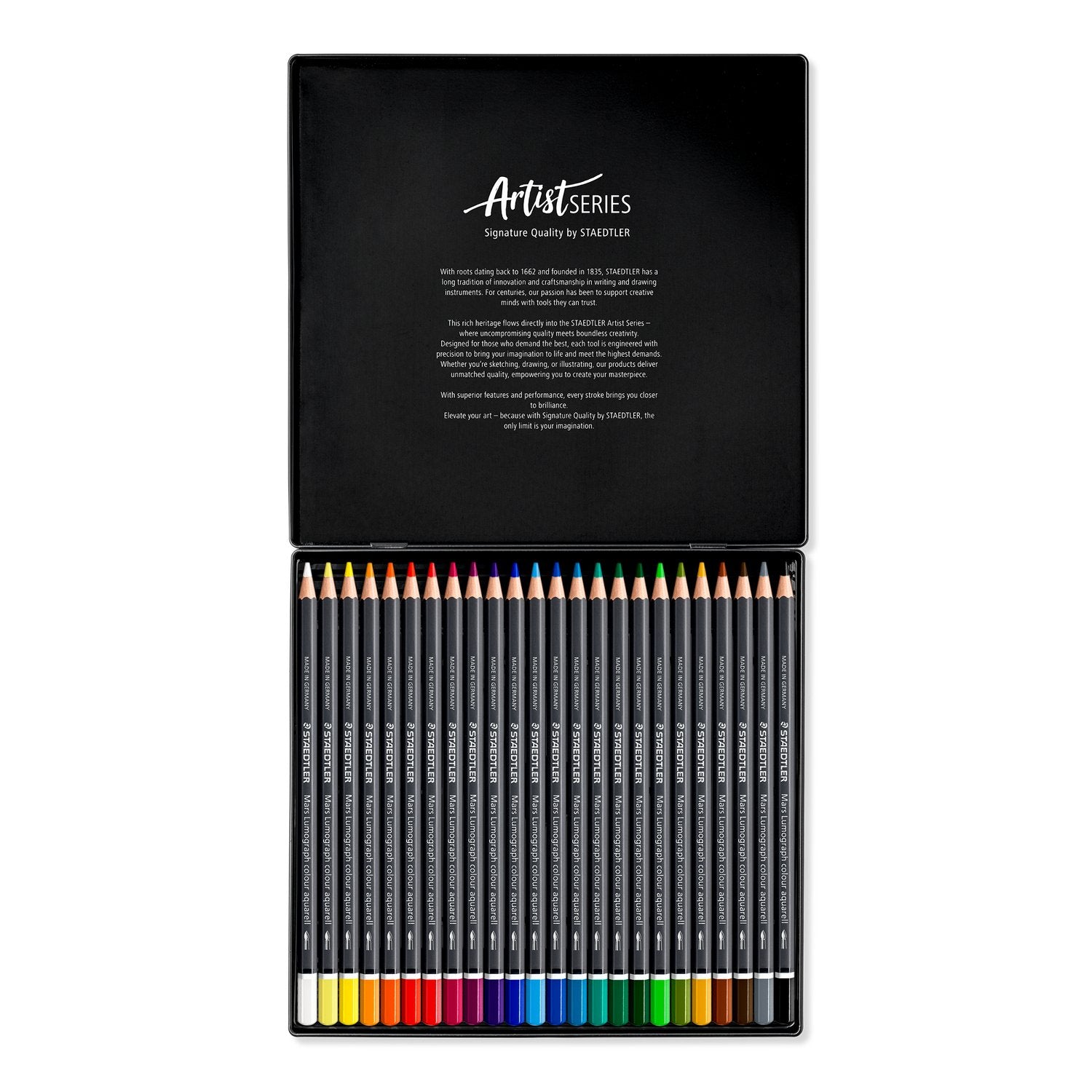 Staedtler Mars Lumograph colour Aquarell sæt 24 stk.