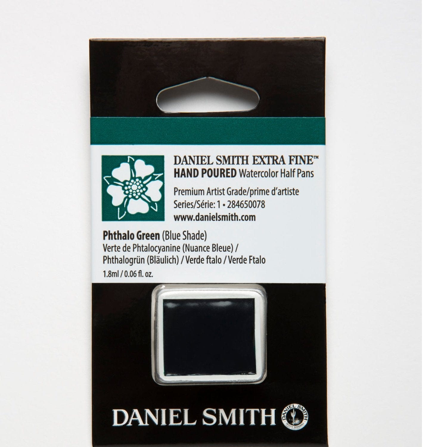 Daniel Smith Akvarelmaling Daniel Smith 1/2 pans Phthalo Green (Blue Shade) S.1