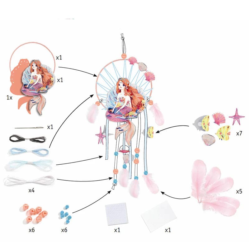 Djeco Aktivitetssæt Djeco Drømmefanger - Havfrue