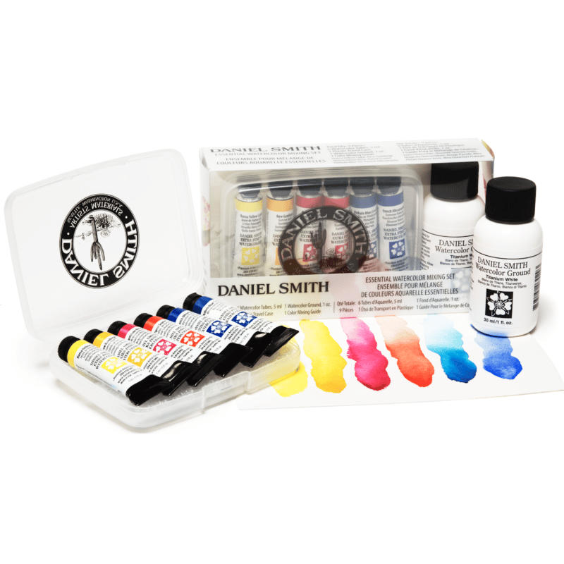 DS set Essential watercolor mixing 6x5ml+30ml Titan white ground