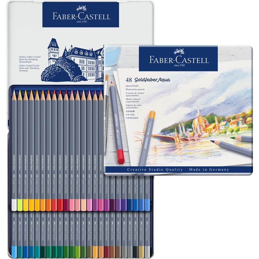 Faber-Castell Farveblyanter Faber-Castell Goldfarber Akvarelblyanter 48 stk