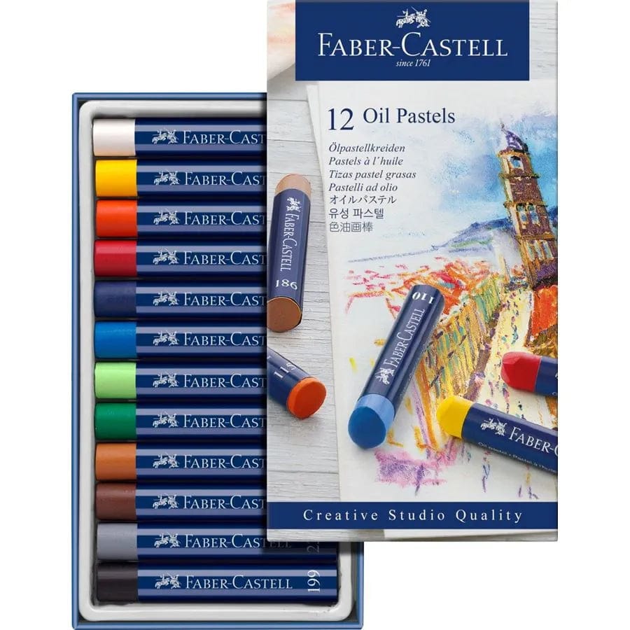 Faber-Castell Oil pastel Faber-Castell Olie pastel 12 stk