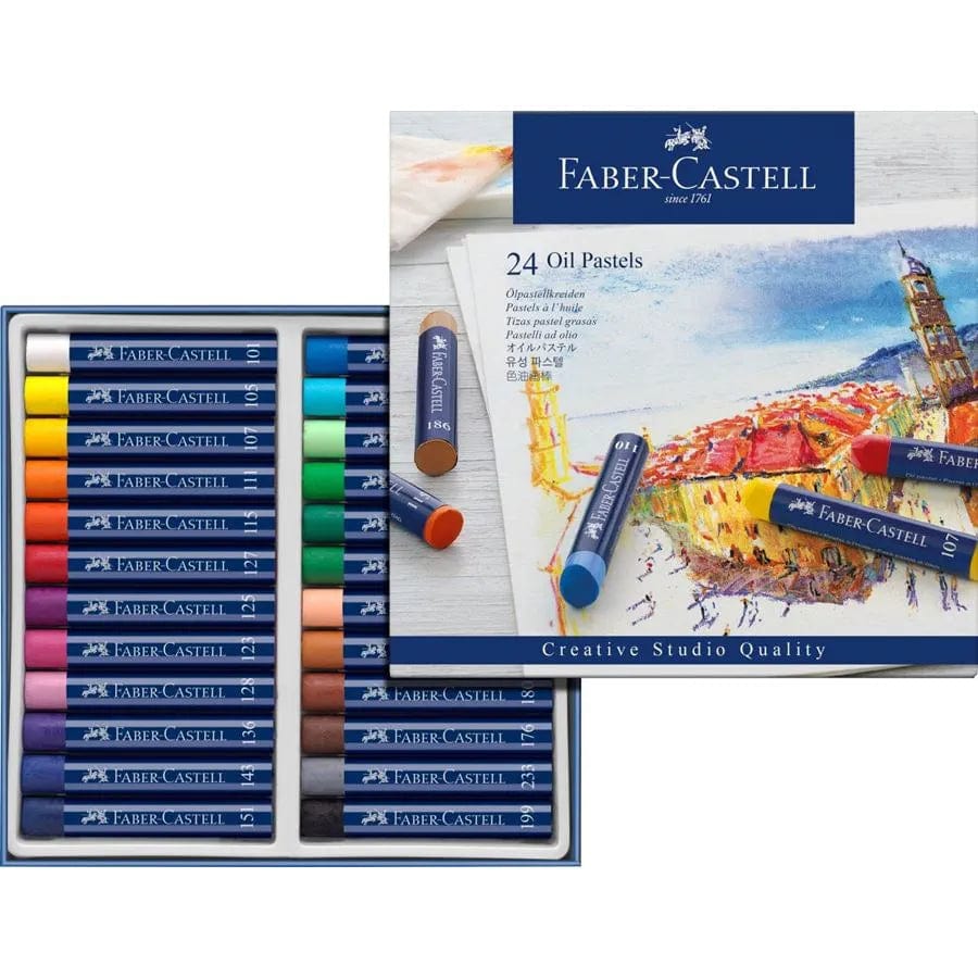 Faber-Castell Oil pastel Faber-Castell Olie pastel 24 stk