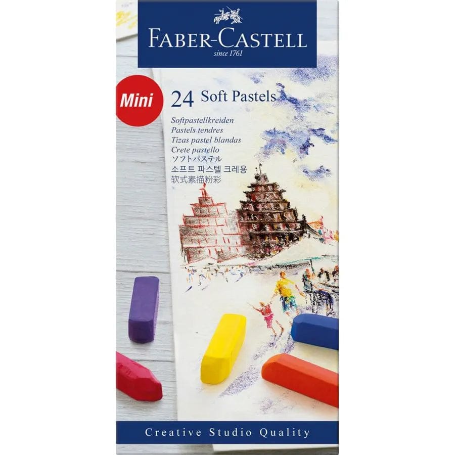 Faber-Castell Pitt pastel Faber-Castell Soft Pastel mini 24 stk.