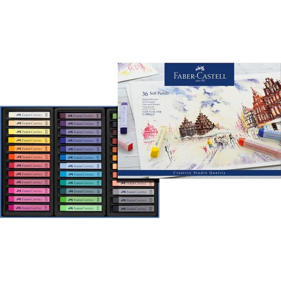 Faber-Castell Tørpastel Faber-Castell Soft Pastel 36 stk