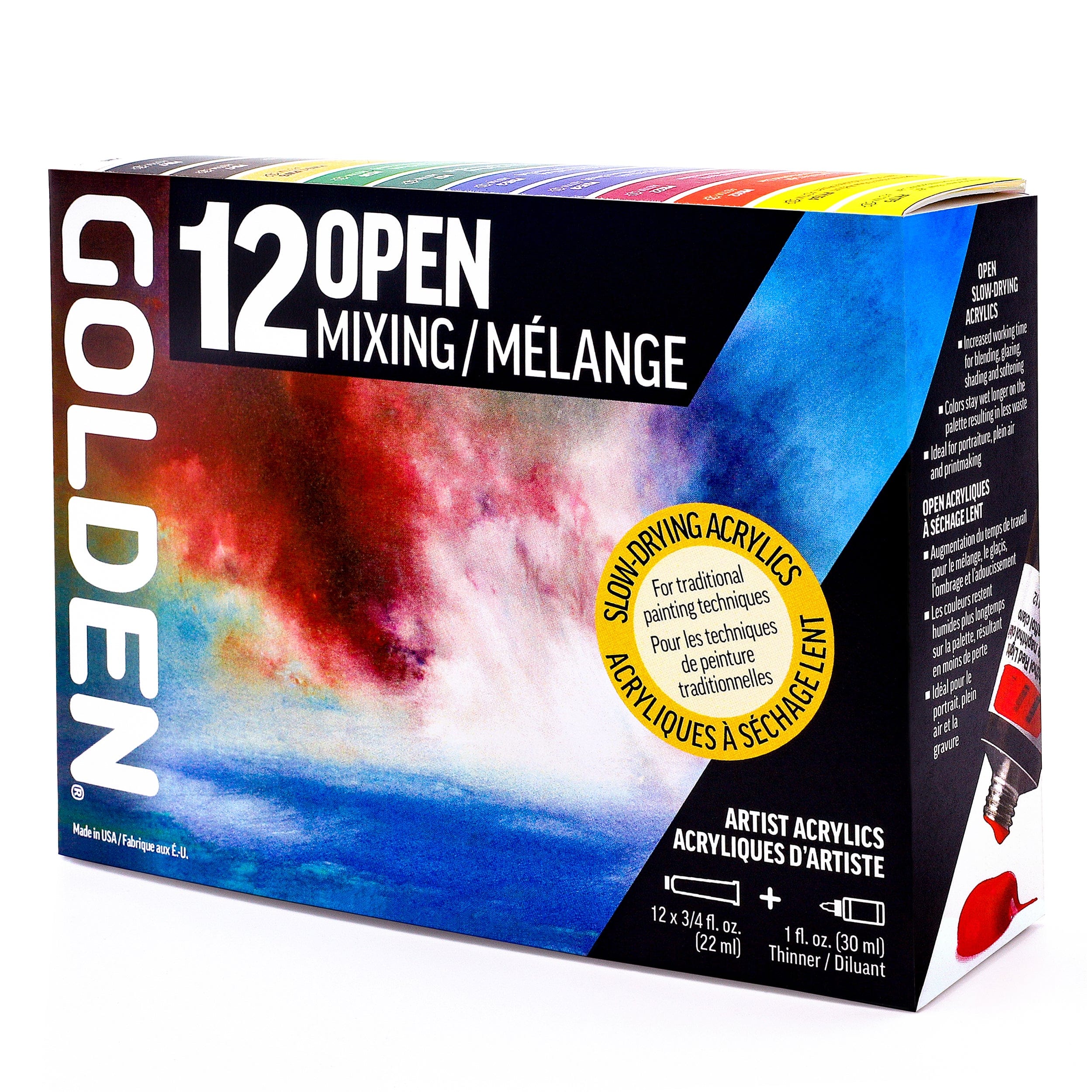 Golden Akrylmaling GOLDEN OPEN Mixing sæt 925