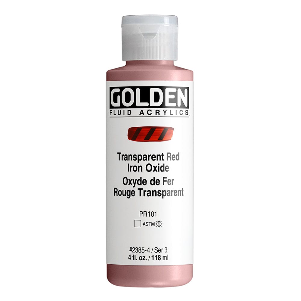 Golden Fluid 118ml Transparent Red Iron Oxide