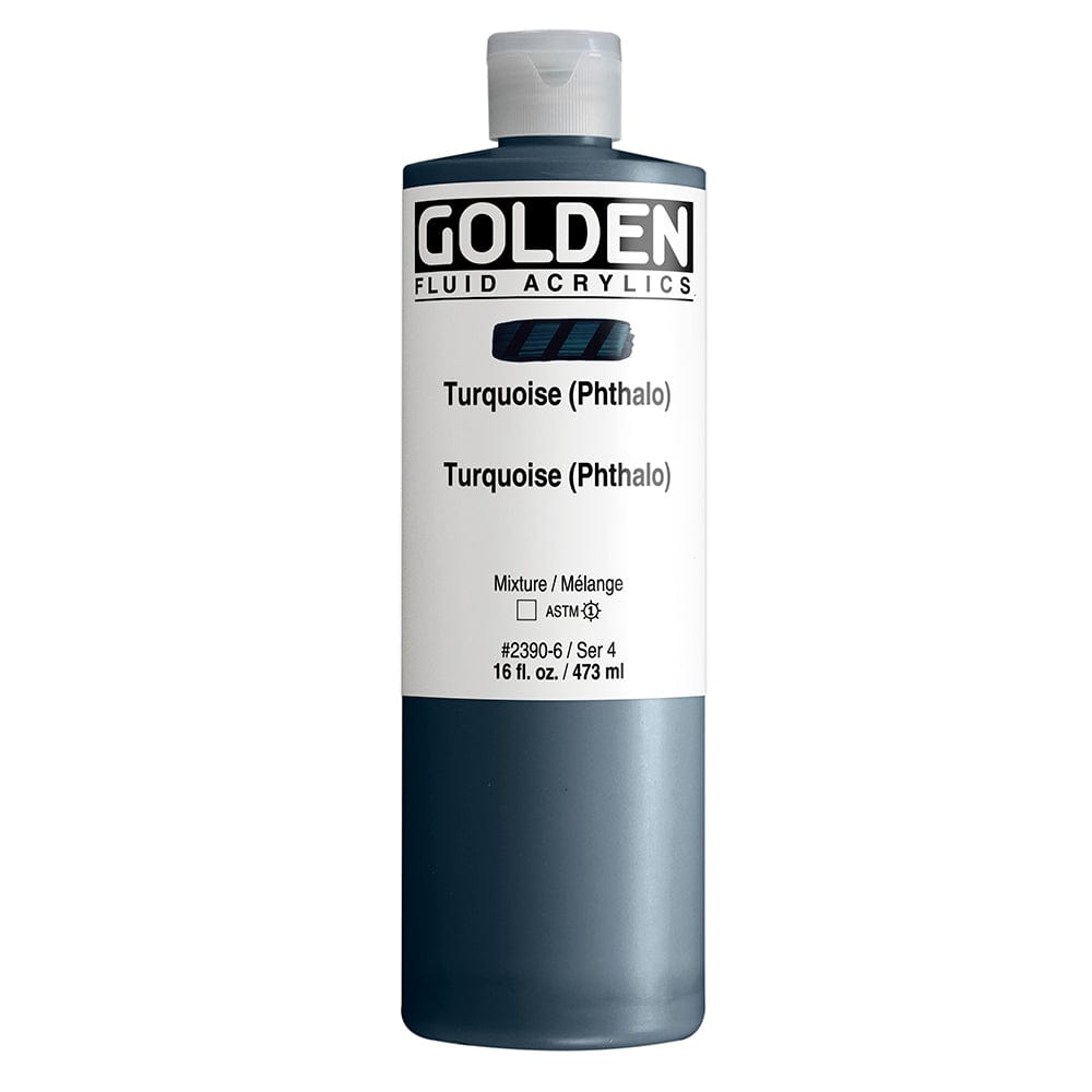 Golden Fluid 473ml Turquoise (Phthalo)