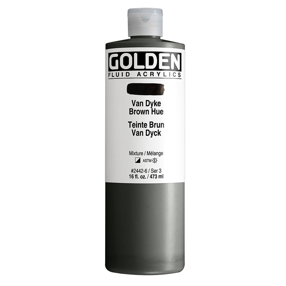 Golden Fluid 473ml Van Dyke Brown Hue