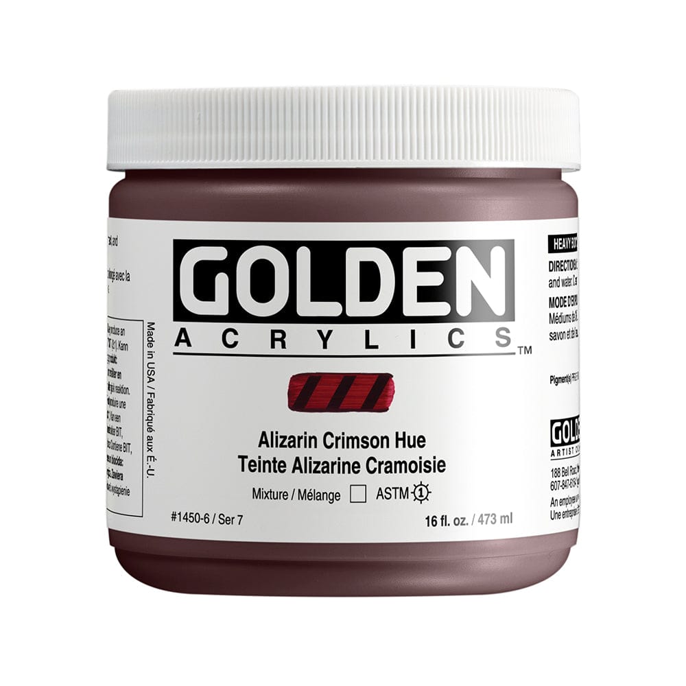 Golden Heavy Body 473ml Alizarin Crimson Hue