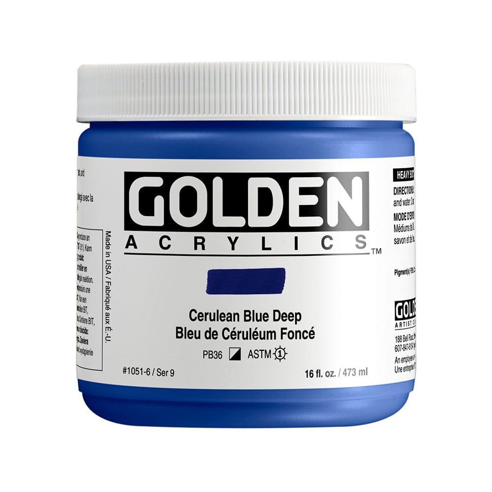 Golden Heavy Body 473ml Cerulean Blue Deep