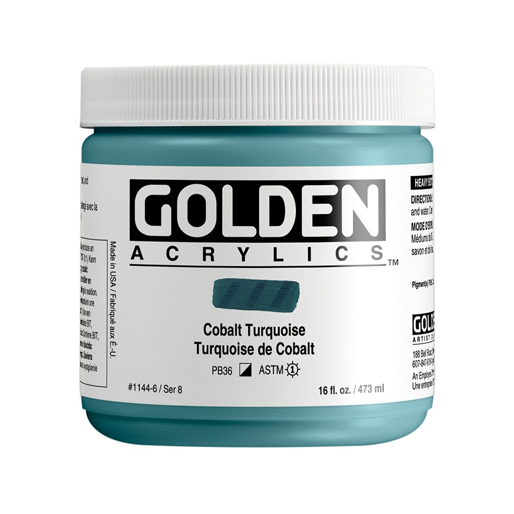 Golden Heavy Body 473ml Cobalt Turquoise