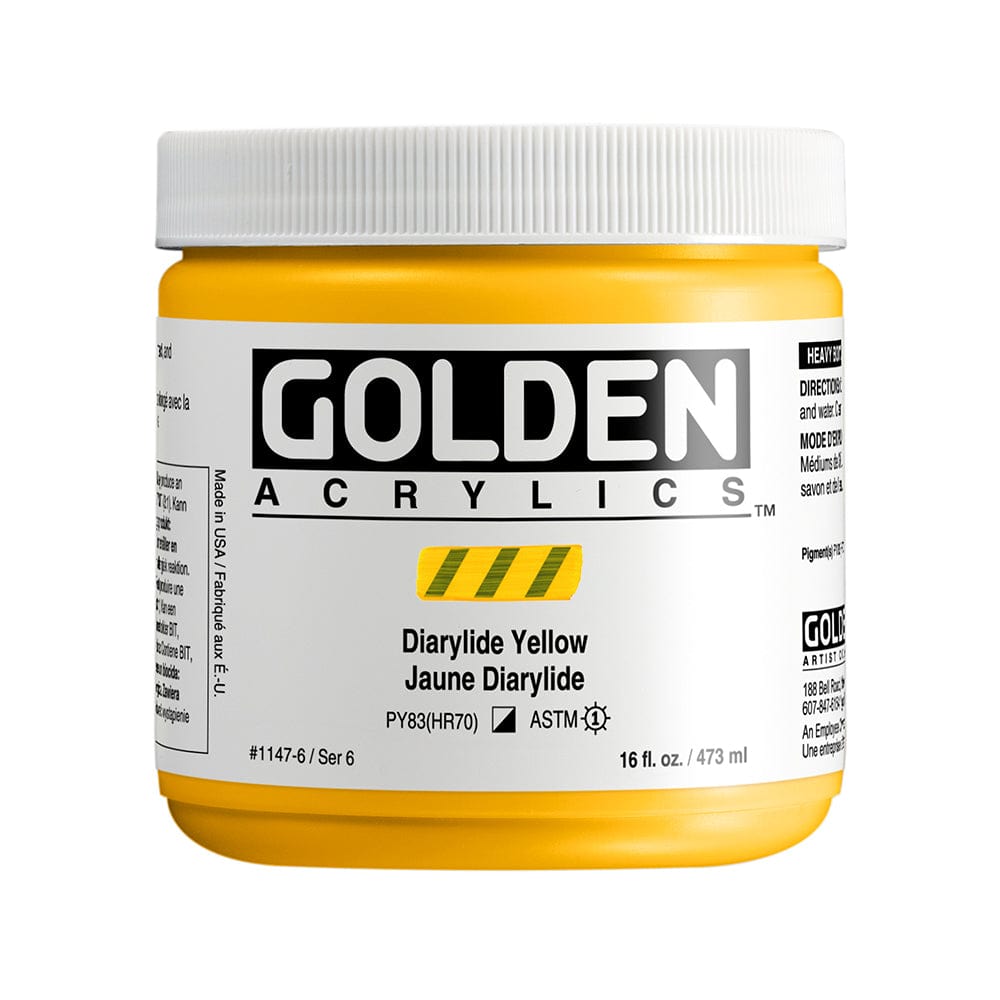 Golden Heavy Body 473ml Diarylide Yellow