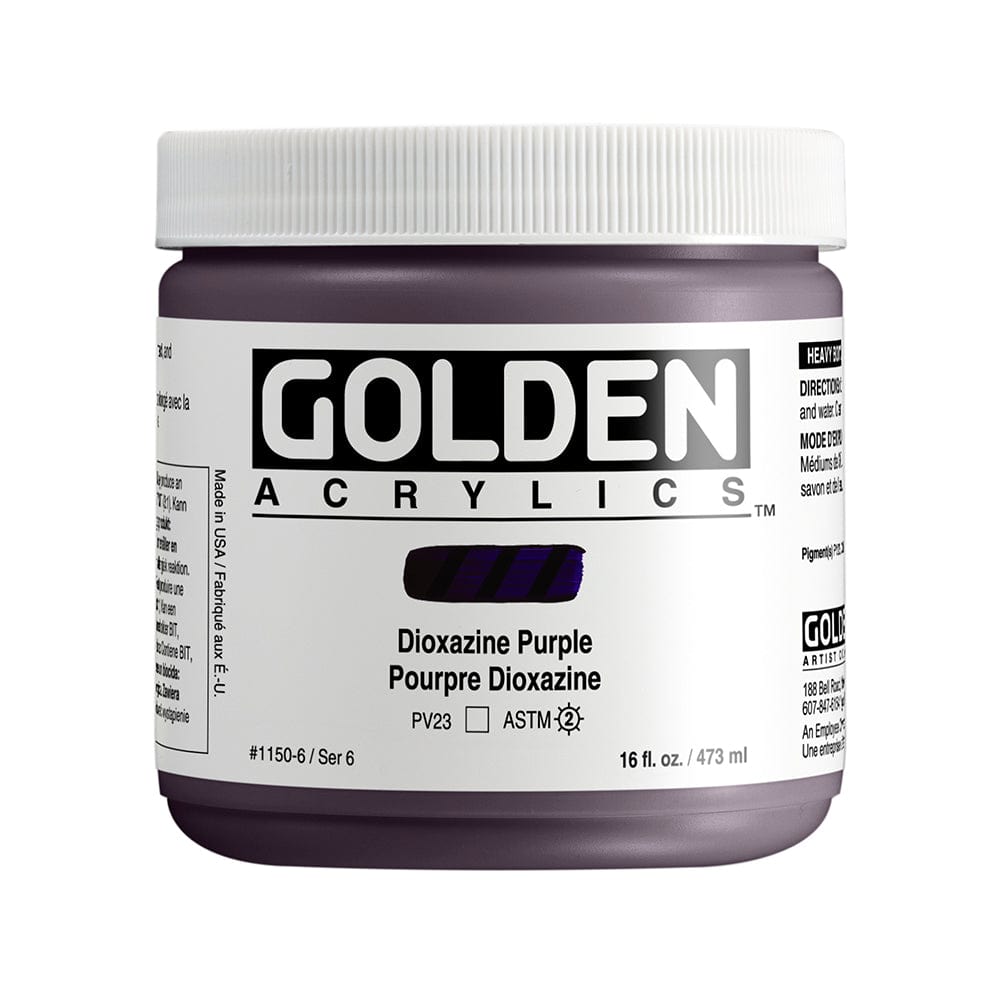 Golden Heavy Body 473ml Dioxazine Purple