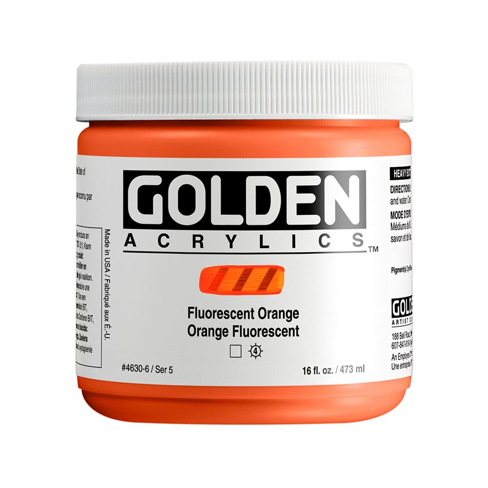 Golden Heavy Body 473ml Fluorescent Orange