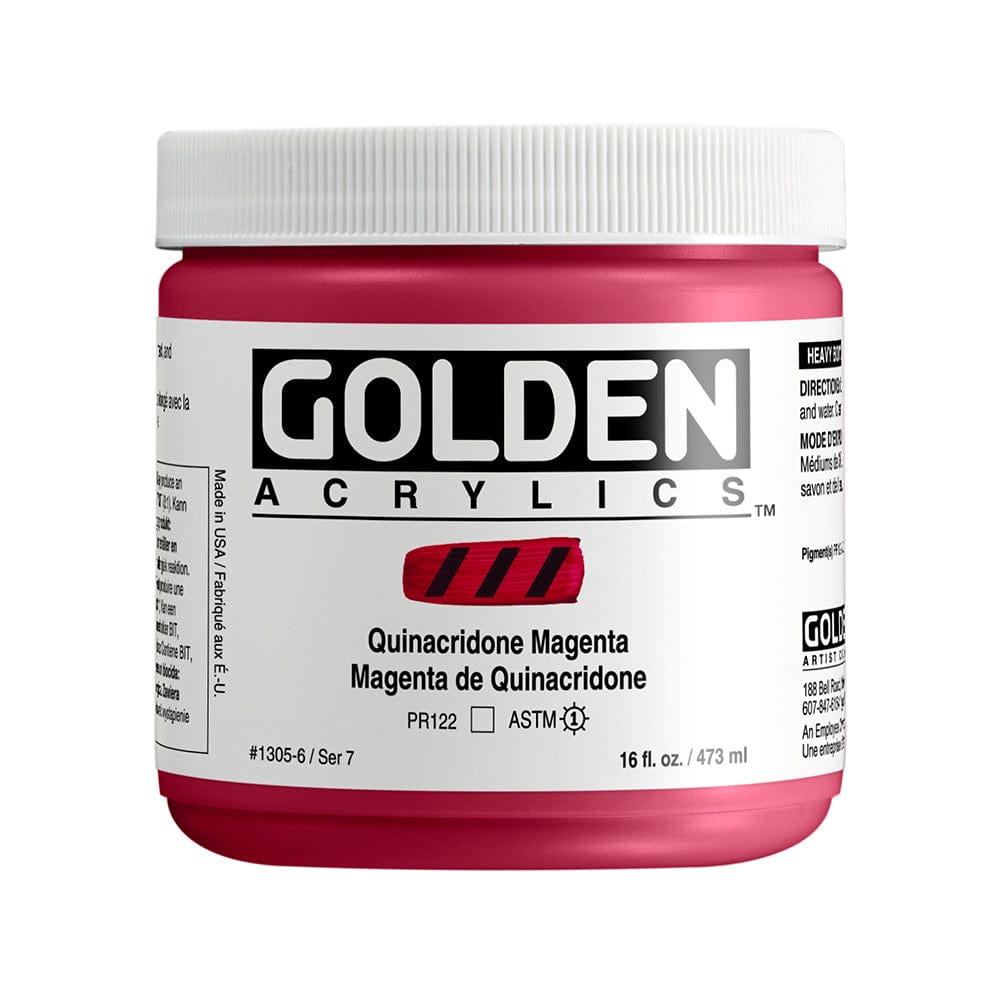 Golden Heavy Body 473ml Quinacridone Magenta