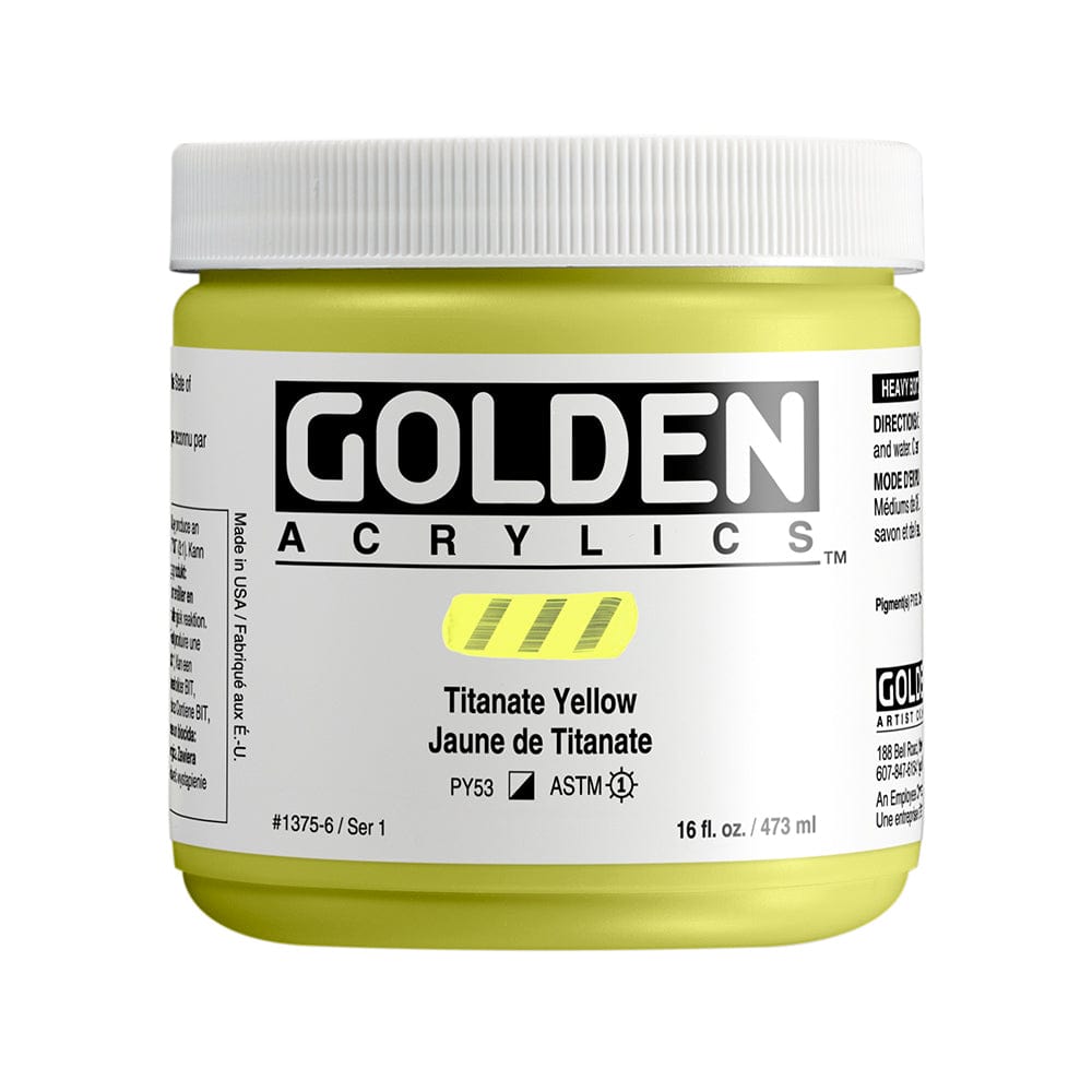 Golden Heavy Body 473ml Titanate Yellow