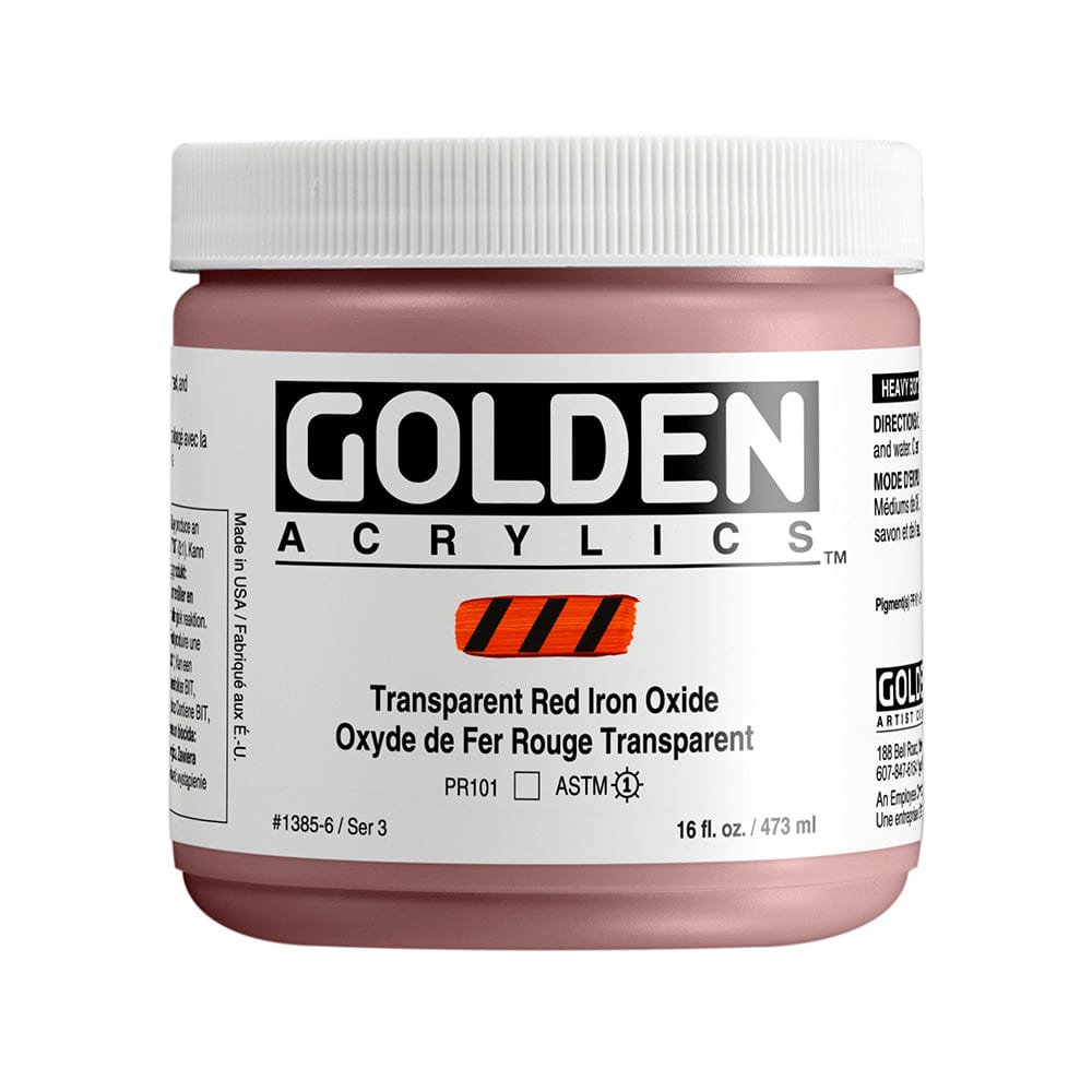 Golden Heavy Body 473ml Transparent Red Iron Oxide