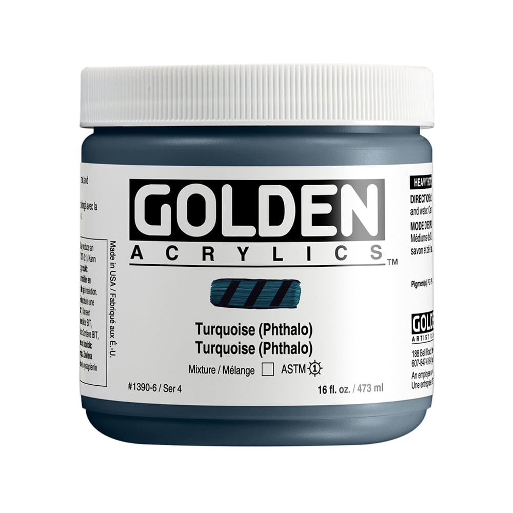 Golden Heavy Body 473ml Turquoise (Phthalo)