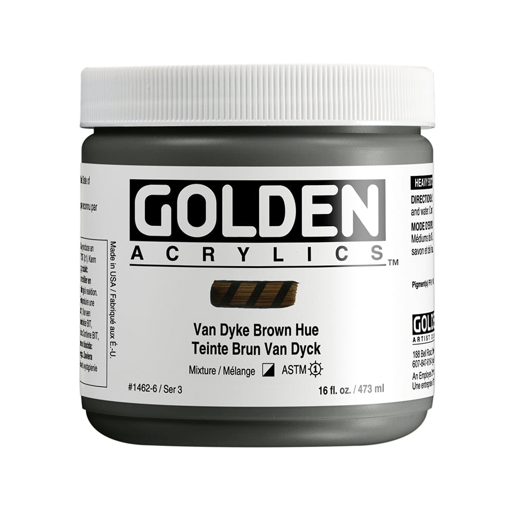 Golden Heavy Body 473ml Van Dyke Brown Hue