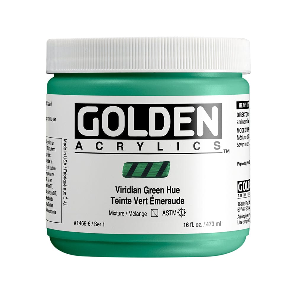 Golden Heavy Body 473ml Viridian Green Hue