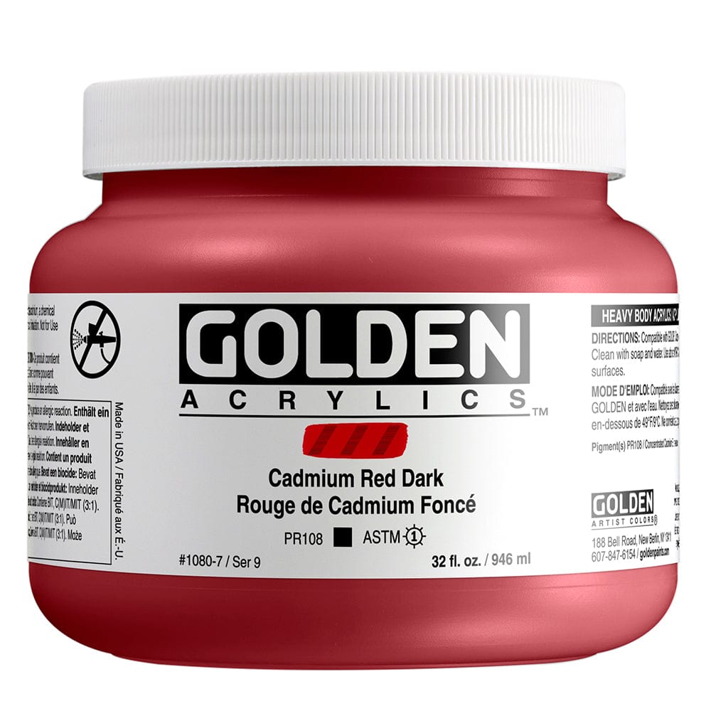 Golden Heavy Body GOLDEN HB 946 ml. 1080 CP Cadmium Red Dark s.9