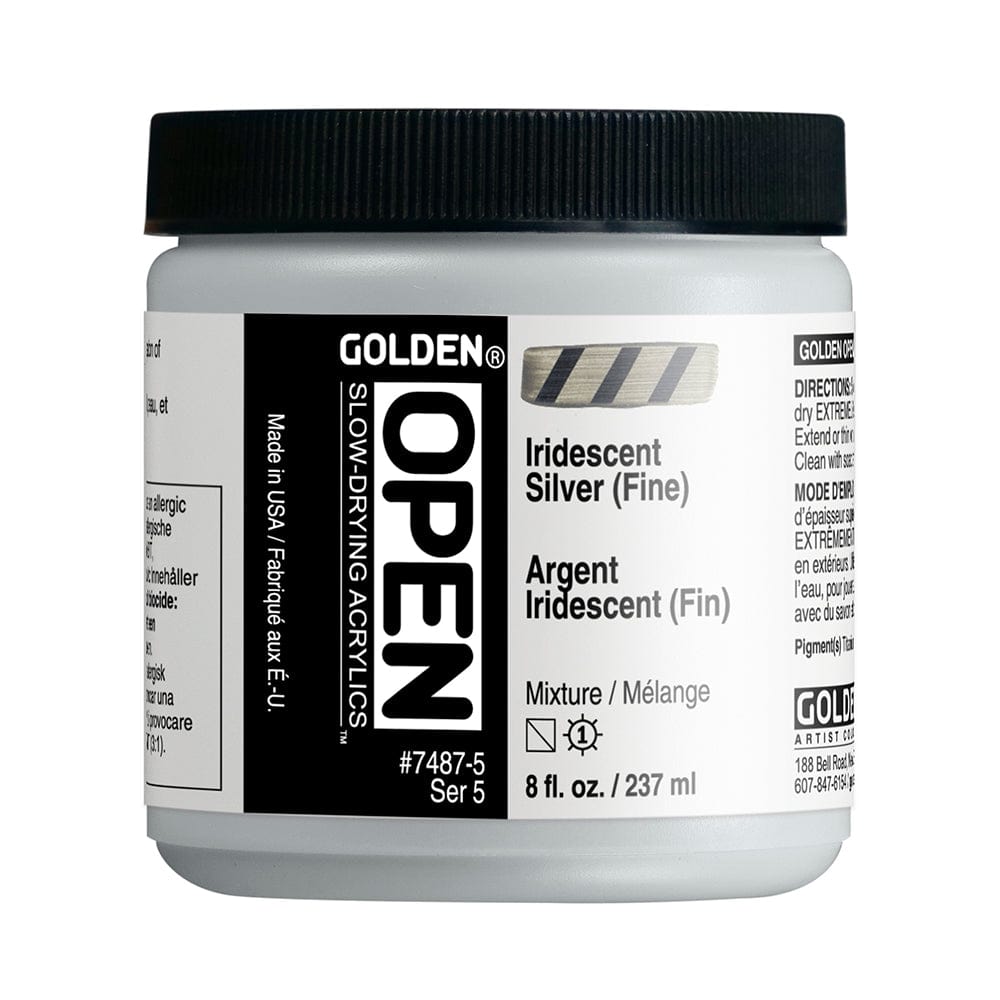 Golden Open 236 ml Iridescent Silver (Fine)