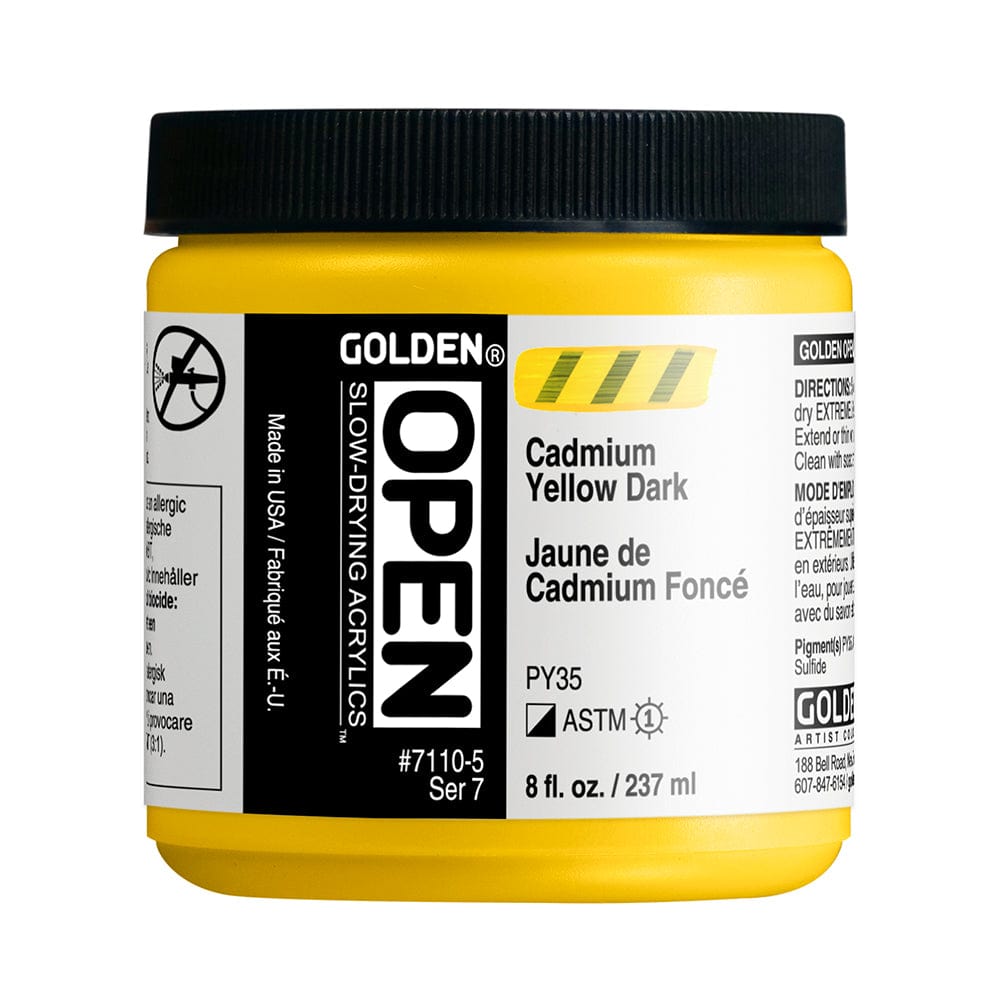 Golden Open 236ml Cadmium Yellow Dark