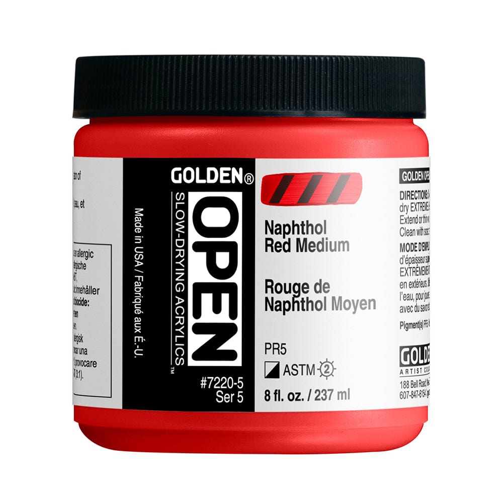 Golden Open 236ml Naphthol Red Medium