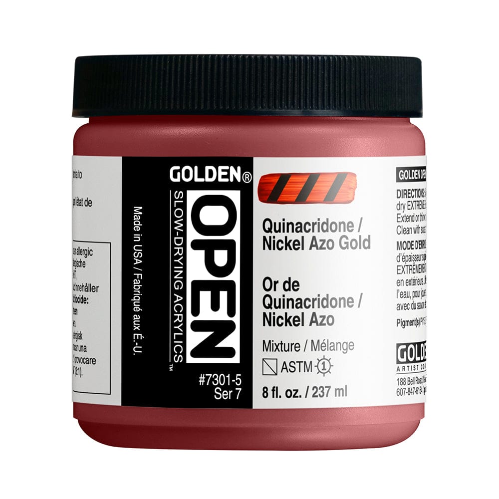 Golden Open 236ml Quinacridone / Nickel Azo Gold