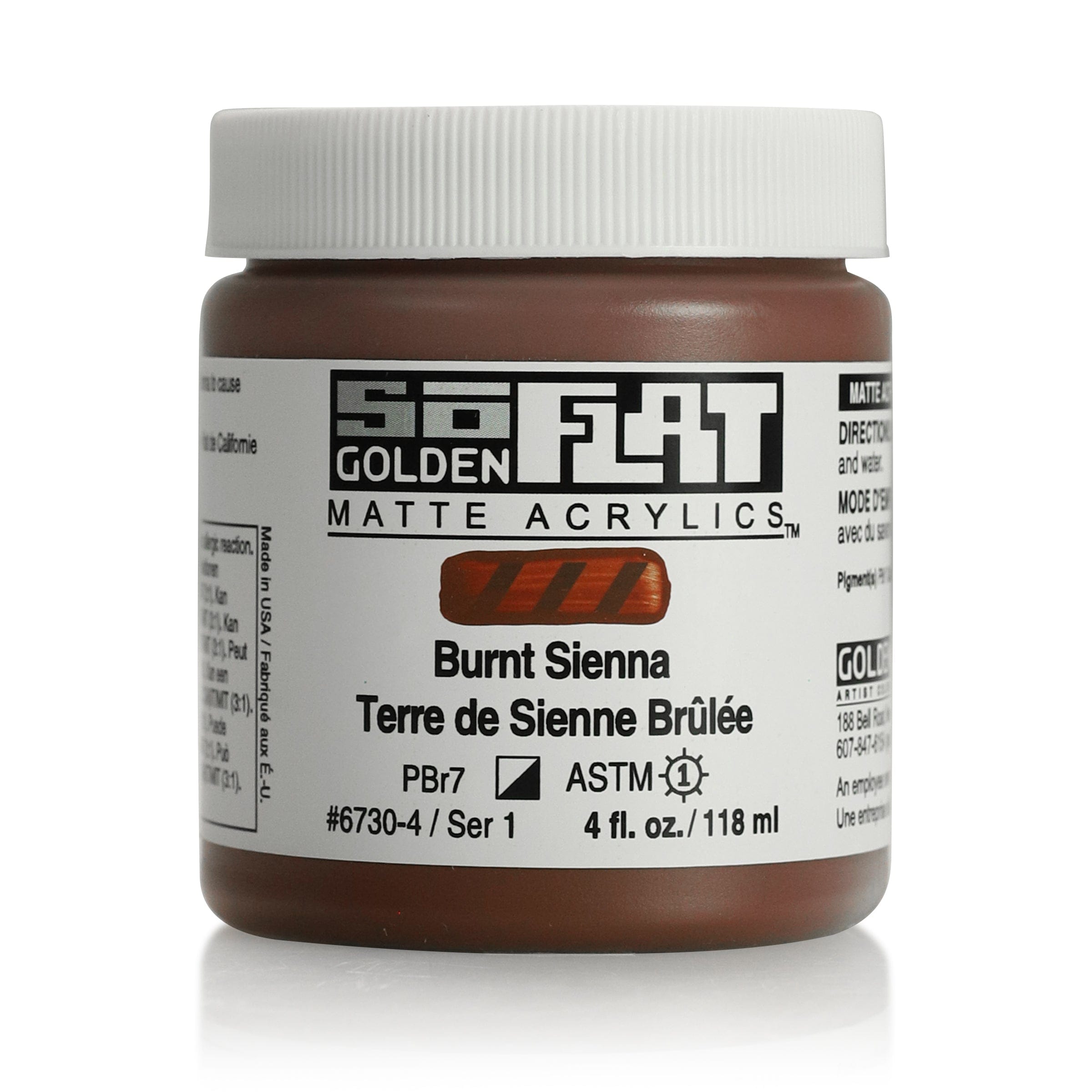 Golden SoFlat 118 ml Burnt Sienna