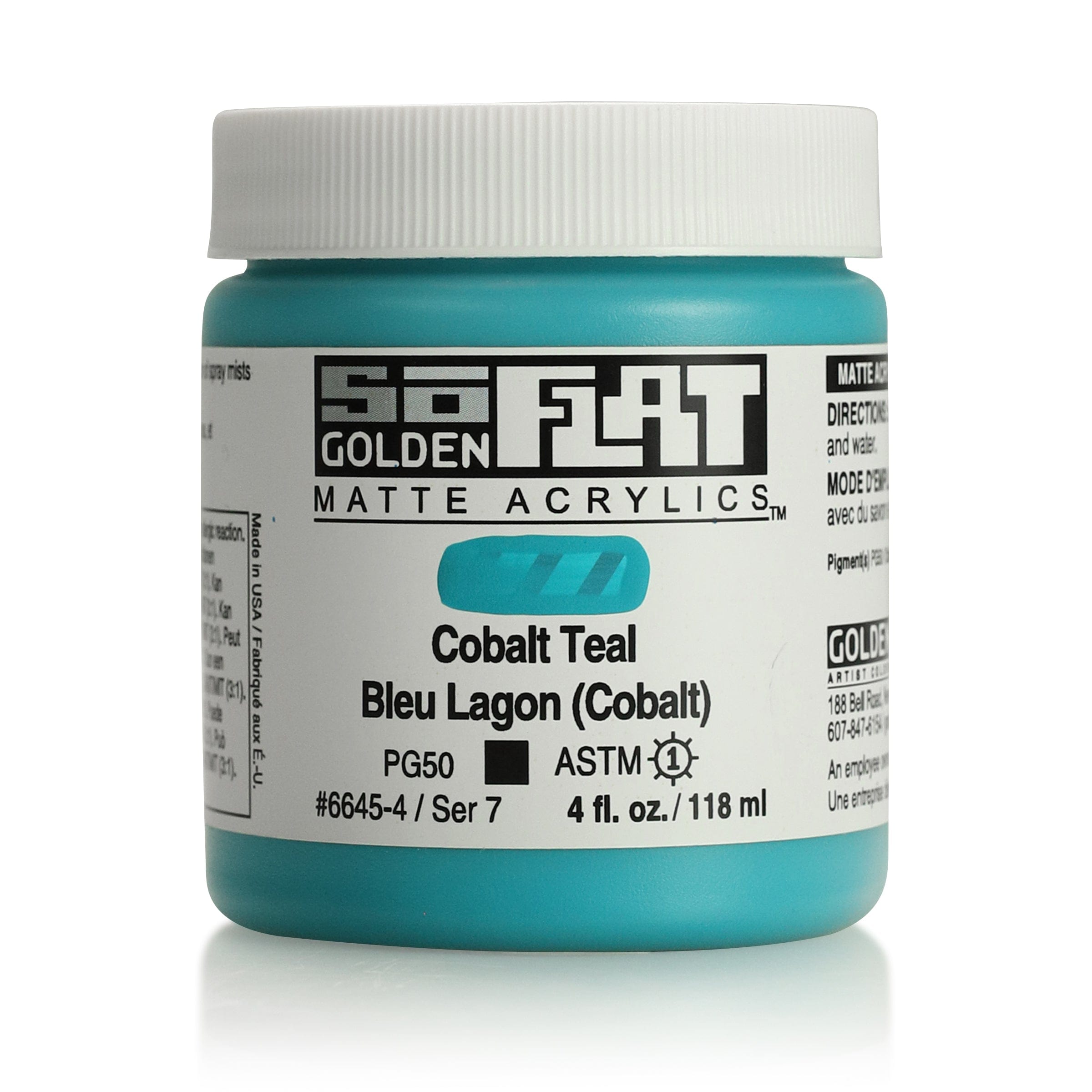 Golden SoFlat 118 ml Cobalt Teal