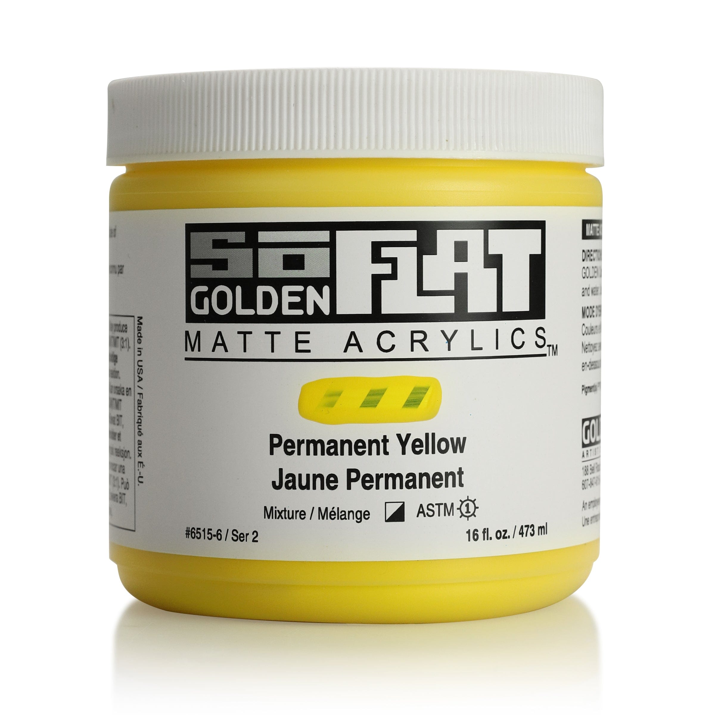 Golden SoFlat 473 ml Permanent Yellow