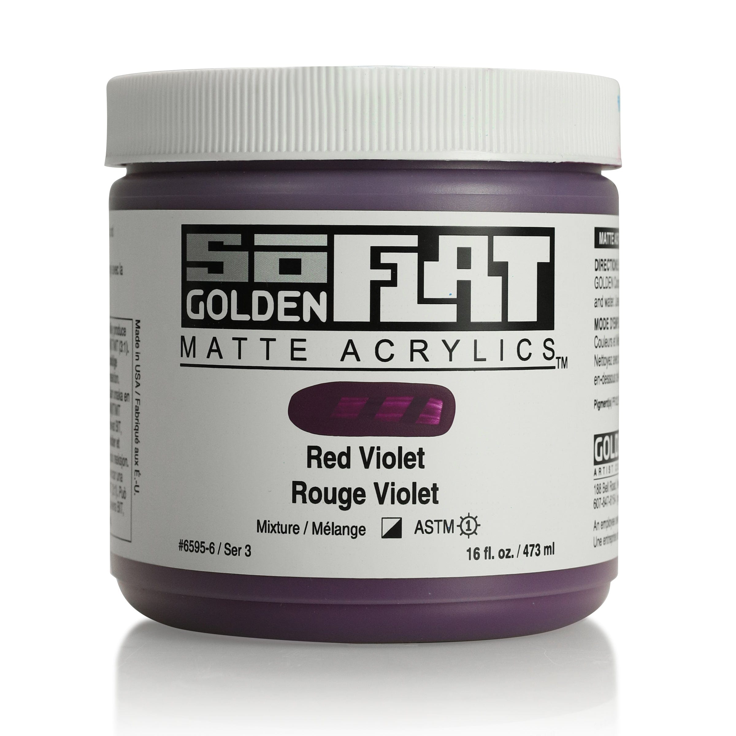 Golden SoFlat 473 ml Red Violet