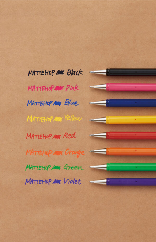 PENTEL K110V Mattehop Gelrollerpen - ekstra billede (alle farver)
