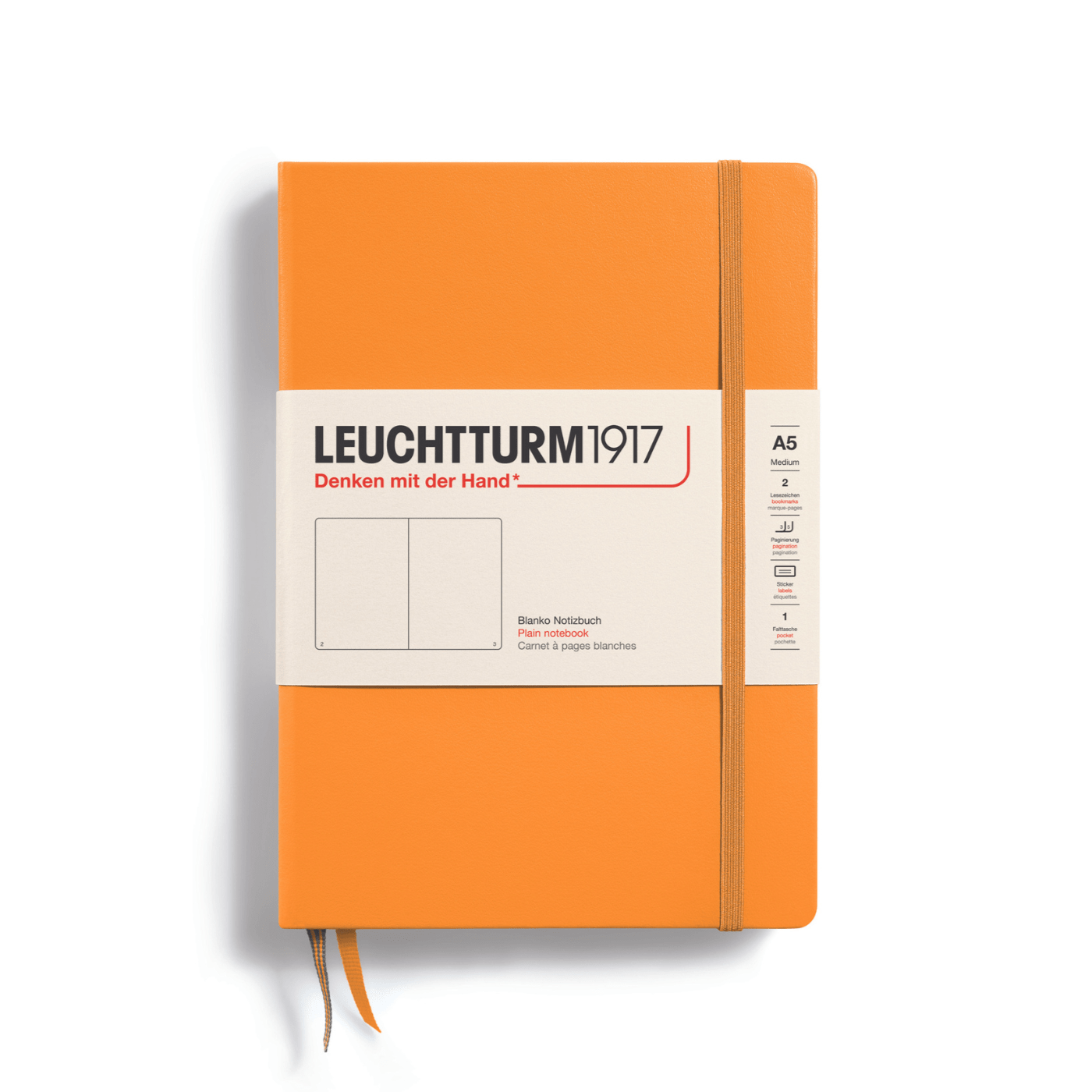 Leuchtturm 1917 Notesbog Leuchtturm1917 Notesbog Hardcover A5 249s Blank Rising Sun