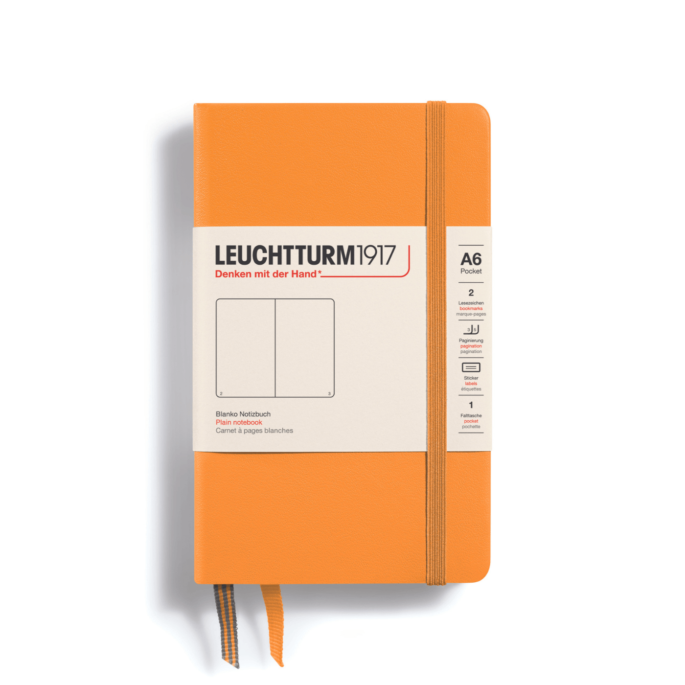 Leuchtturm 1917 Notesbog Leuchtturm1917 Notesbog Hardcover A6 185s Blank Rising Sun