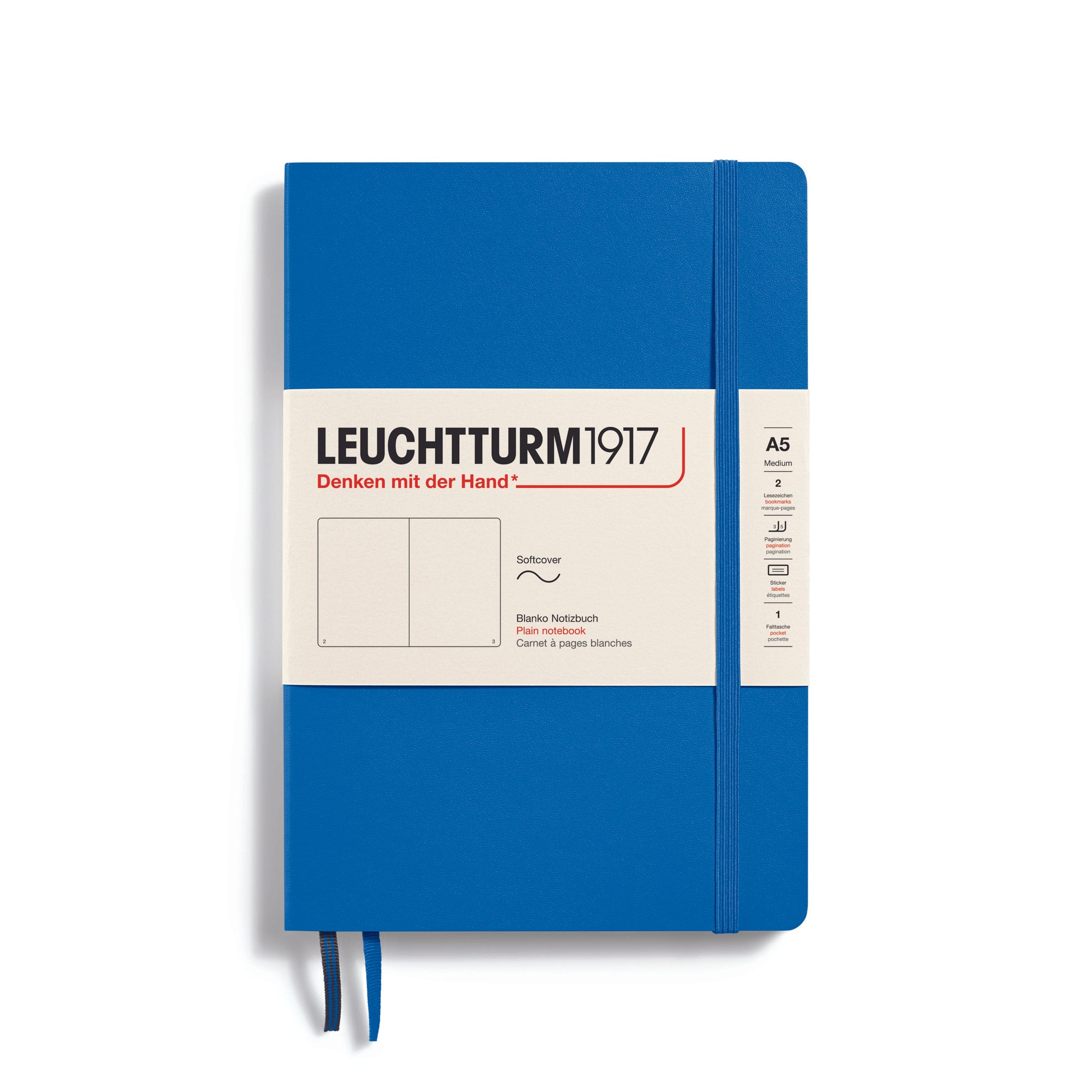 Leuchtturm 1917 Notesbog Leuchtturm1917 Notesbog Softcover A5 121s Blank Sky