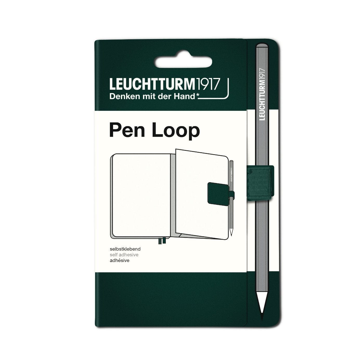 Leuchtturm 1917 Tilbehør Leuchtturm1917 Pen Loop penneholder Forest Green