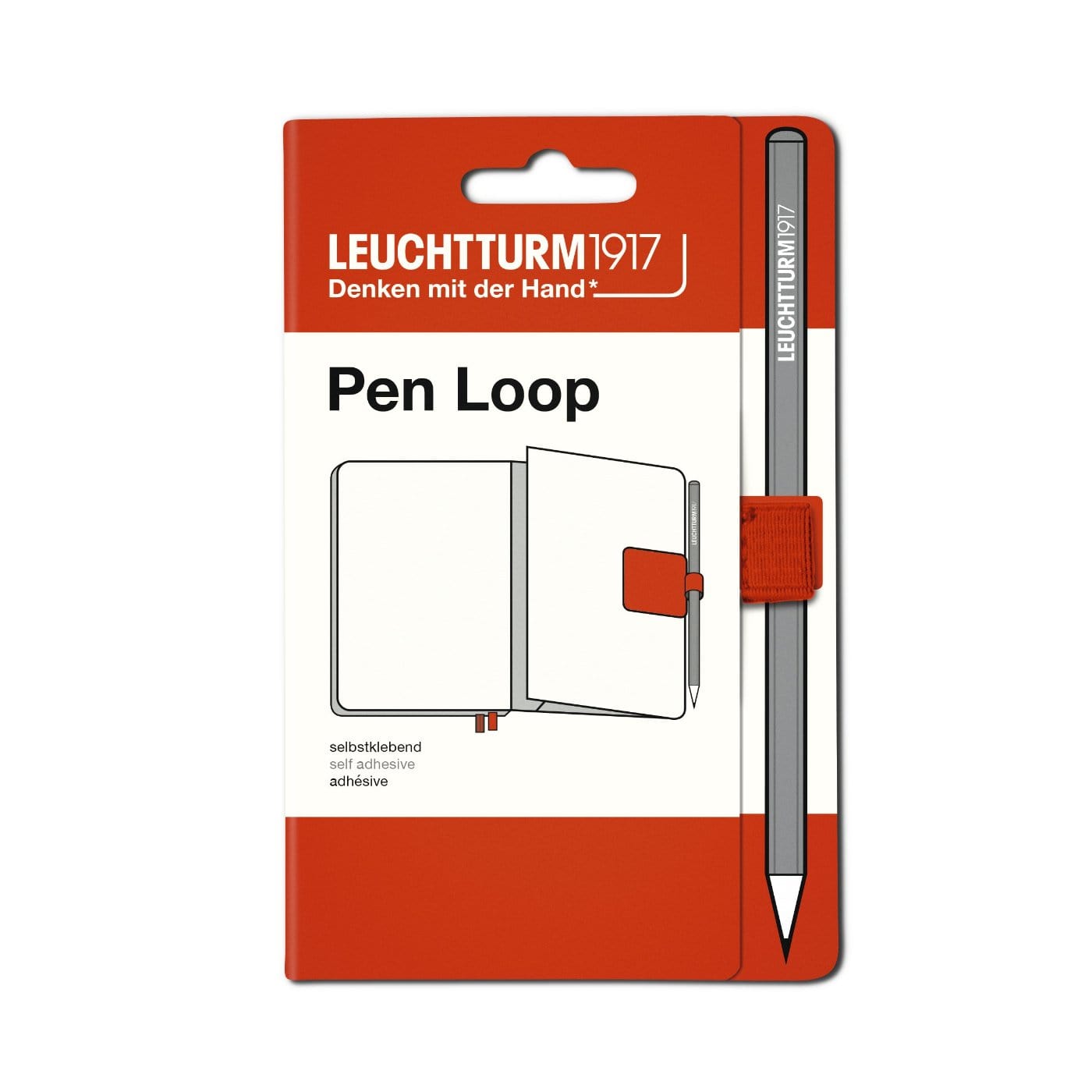 Leuchtturm 1917 Tilbehør Leuchtturm1917 Pen Loop penneholder Fox Red