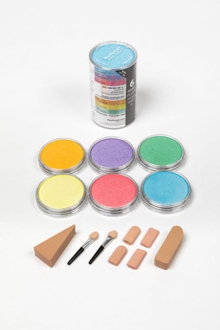 Panpastel Tørpastel PANPASTEL Pearlescent colors sæt med 6 farver