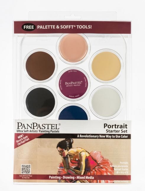 Panpastel Tørpastel Portrait Panpastel-kit 7 stk og tilbehør (Flere varianter)