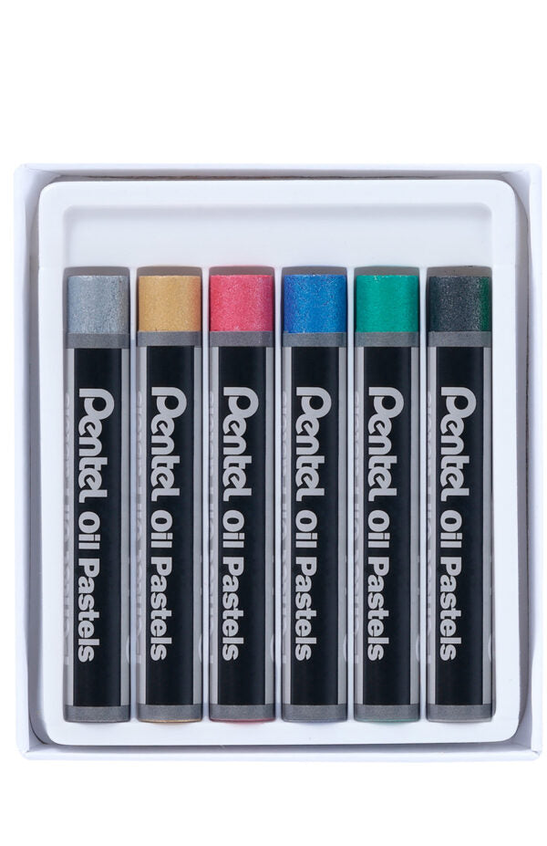 PENTEL Metallic Oliekridt Sæt - ekstra billede