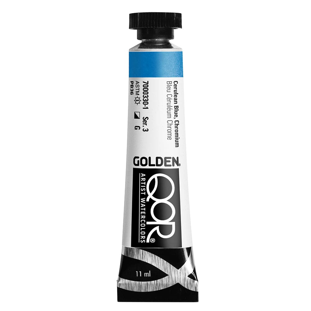 QoR Akvarelmaling 11ml Cerulean Blue, Chromium