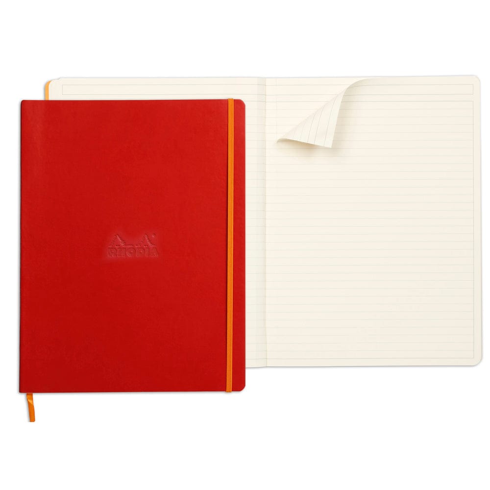 Rhodia Notesbog Rhodiarama softcover notebook POPPY A4+