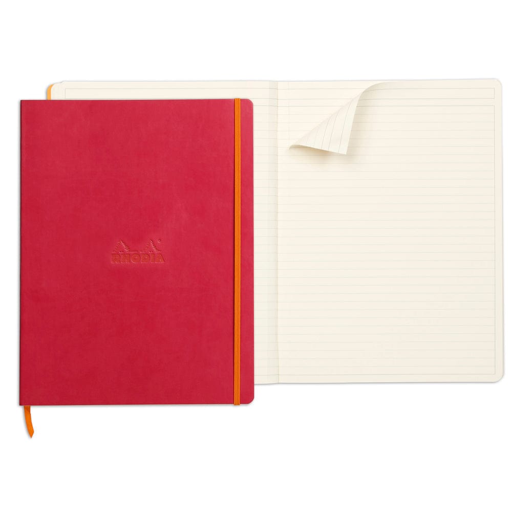 Rhodia Notesbog Rhodiarama softcover notebook RASPBERRY A4+