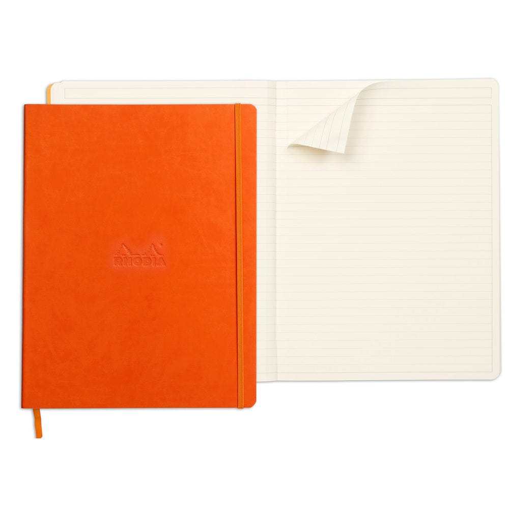 Rhodia Notesbog Rhodiarama softcover notebook TANGERINE A4+