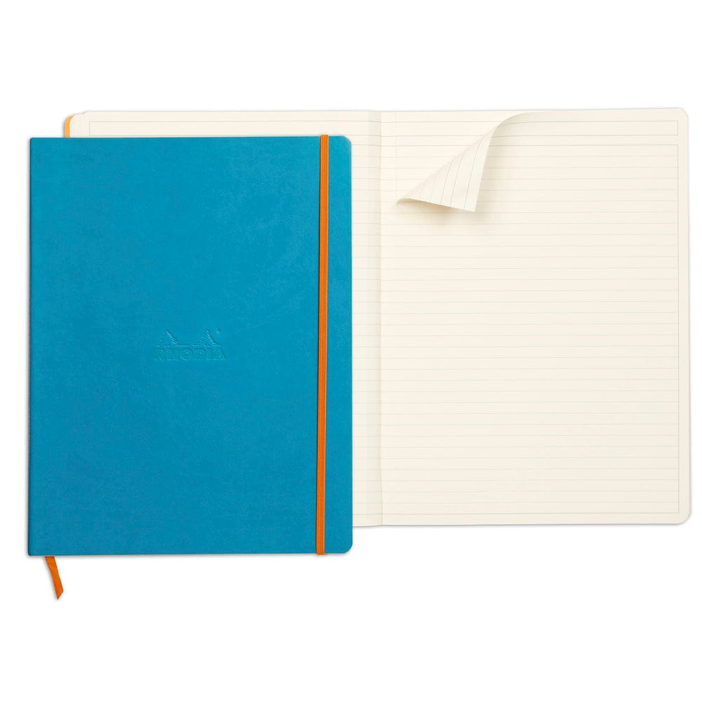 Rhodia Notesbog Rhodiarama softcover notebook TURQUOISE A4+